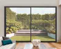 A picture of Cobalt Aluminium's product, called 4700 Sliding. This sliding system, available both in-line slider and lift & slide versions, becomes an ideal solution for closing large spans.