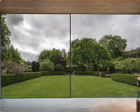 A picture of Cobalt Aluminium's product, called Cor-Vision. It has an elegant design with only 20mm sightlines.