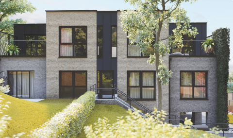 This image is from Cobalt Construction's Purley Oaks Road project.